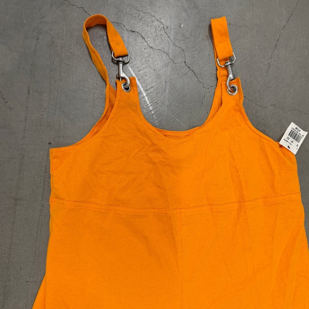 NWT Vintage Pro Spirit 90's Overall Tangerine Cotton Jumper - Picture 4 of 6